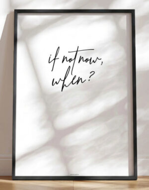 If not now plakat