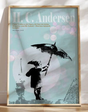 H. C. Andersen plakat - Ole Lukøje
