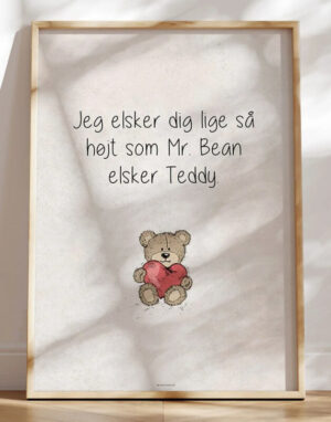 Sjovt kærlighedscitat - Mr. Bean