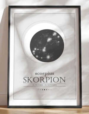 Stjernetegnplakat skorpion