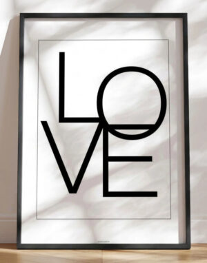 Love letters plakat