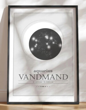 Stjernetegnplakat vandmand