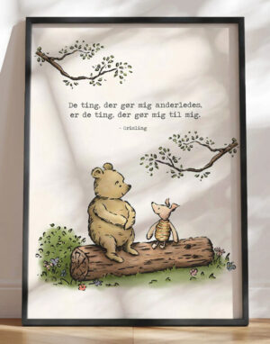 Peter Plys plakat - De ting
