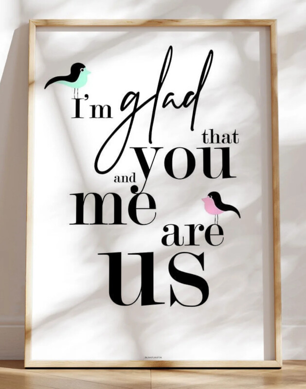 I'm glad - Birds plakat