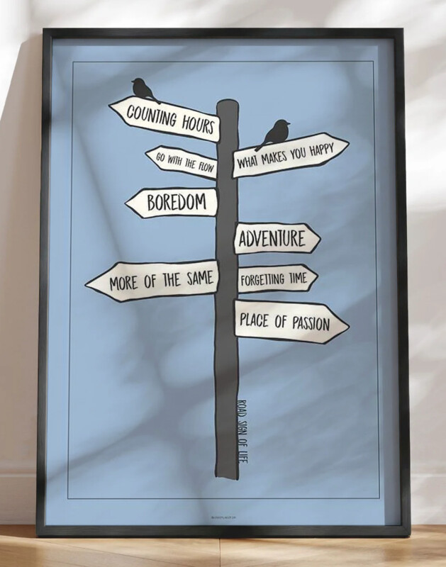 Farverig plakat - Road to ...