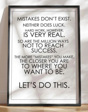 Mistakes plakat