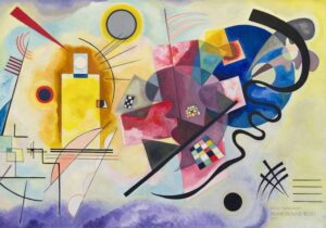 Vasily Kandinsky - Jaune-rouge-bleu (Gul, rød, blå)